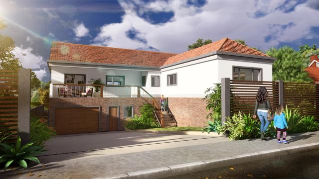 Kerb appeal lakehouse view